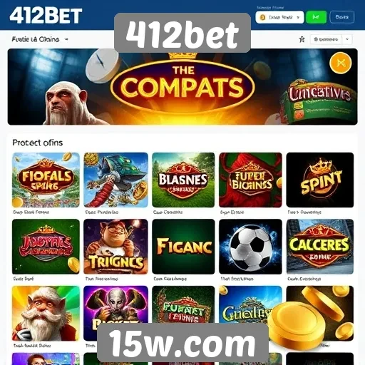Exploração dos jogos populares disponíveis no 412bet