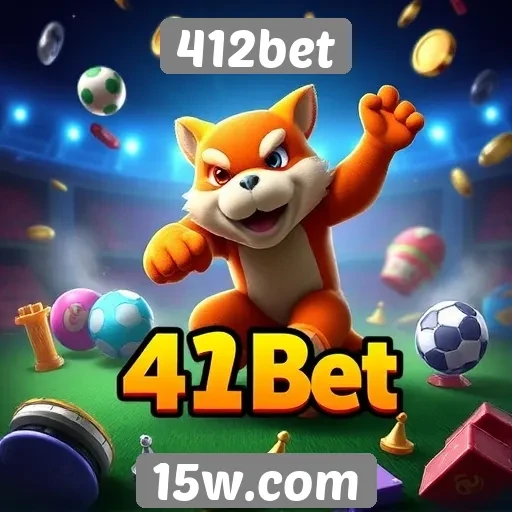 Variedade de jogos disponíveis na plataforma 412bet